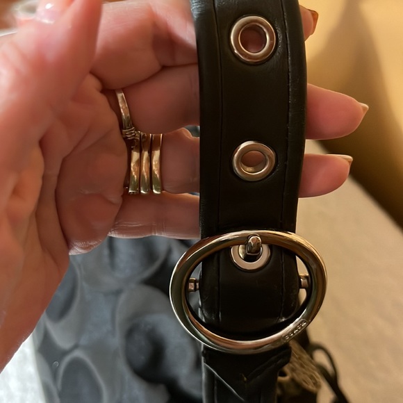 Coach black hobo style bag - Picture 2 of 11